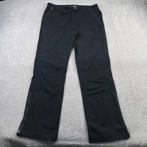 Craghoppers Pants Mens 38x34 Black Straight Leg Belted Hiking Climbing Outdoors